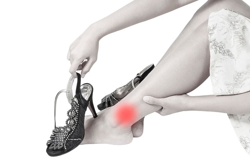 ankle pain due to arthrosis